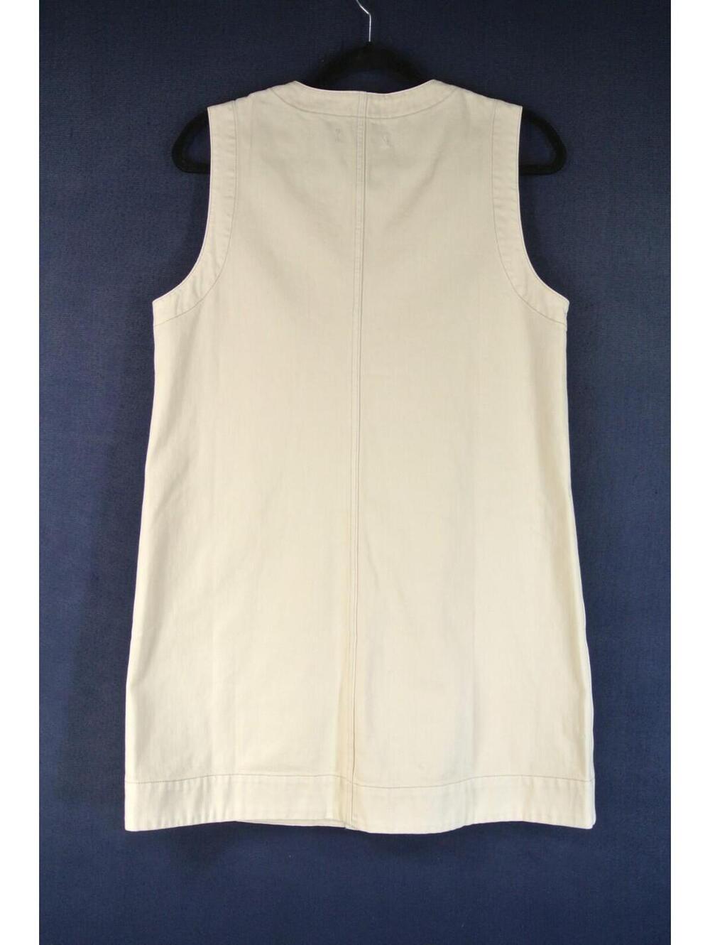 NEW, VERONICA BEARD Oakley Sleeveless Shift Dress in Ecru Sz 10 #MD1863 - Picture 6 of 10